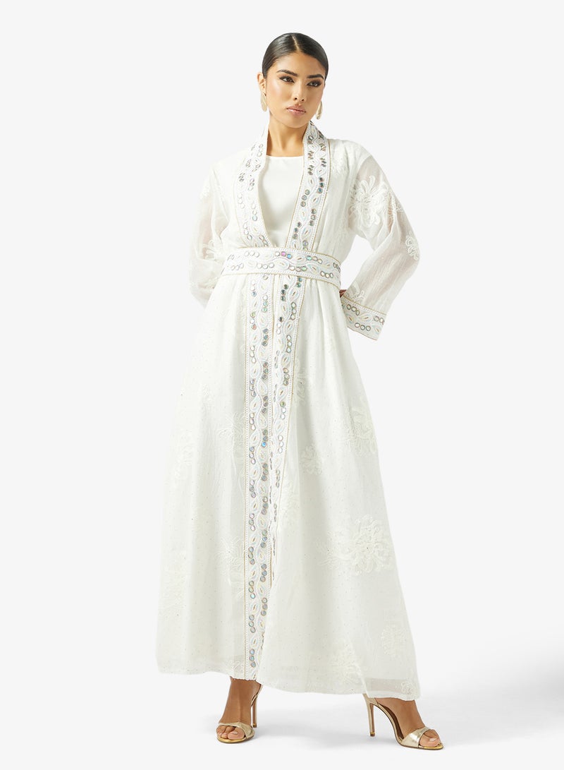 خزانة عباية بحافة مزخرفة - Image 1